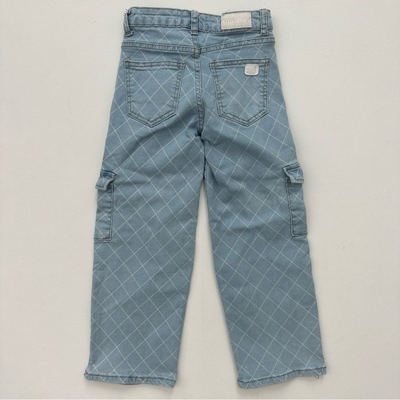 Girls Wide Leg Cargo Jeans Size 7 - Picture 10 of 15